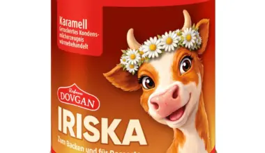 DOVGAN Iriska Gezuck. Kondensmilcherzeugnis Karamell 370g